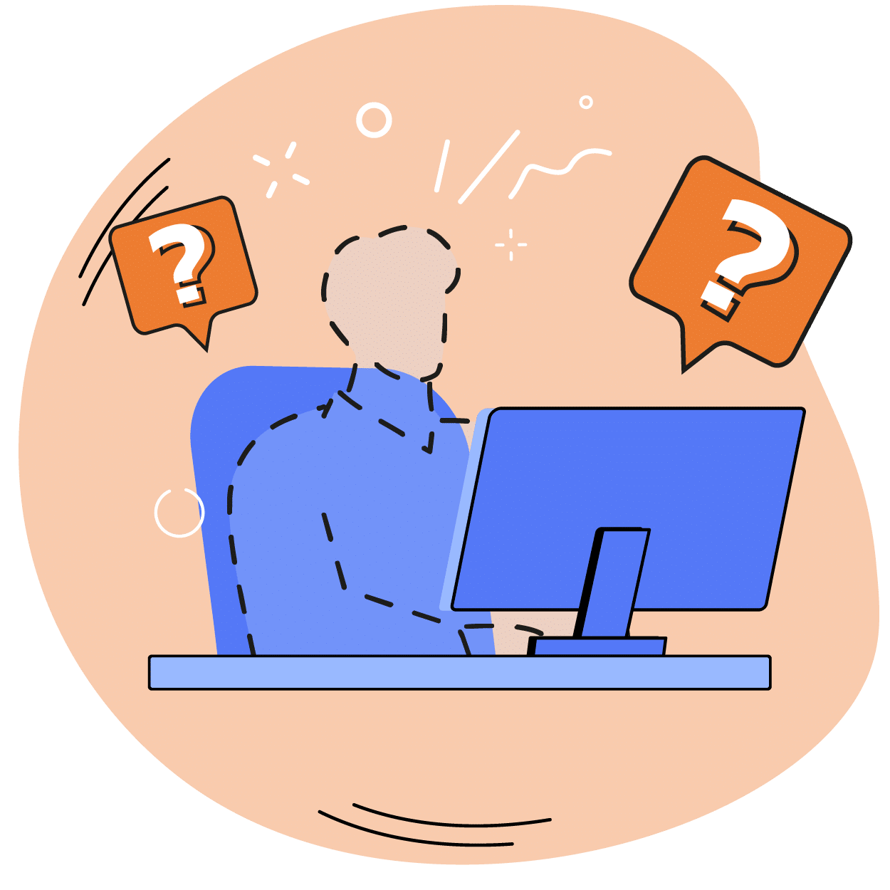 Comete fixee illustrations page ticketing fixee probleme 3 adsent